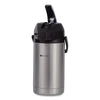 BUNN® Lever Action Airpot, Stainless Steel/Black Airpots - Office Ready