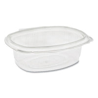 Pactiv Evergreen EarthChoice® PET Hinged Lid Deli Containers, 24 oz, 7.38 x 5.88 x 2.38, Clear, 280/Carton Food Containers-Takeout Clamshell, Plastic - Office Ready