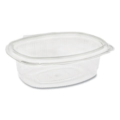 Pactiv Evergreen EarthChoice® PET Hinged Lid Deli Containers, 24 oz, 7.38 x 5.88 x 2.38, Clear, 280/Carton