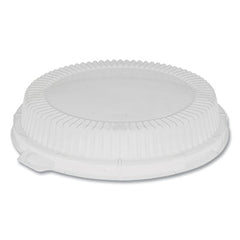 Pactiv Evergreen OPS ClearView™ Dome-Style Lid with Tabs for Meadoware Plates, Fluted, 8.88 x 8.88 x 0.75, Clear, 504/Carton