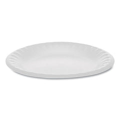 Pactiv Evergreen Unlaminated Foam Dinnerware, Plate, 6" dia, White, 1,000/Carton