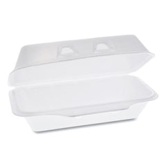 Pactiv Evergreen SmartLock® Foam Hinged Containers, Medium, 8.75 x 4.5 x 3.13, White, 440/Carton