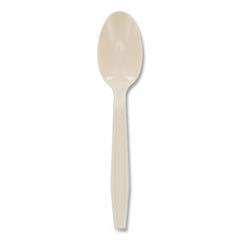 Pactiv Evergreen EarthChoice® PSM Cutlery, Heavyweight, Spoon, 5.88", Tan, 1,000/Carton