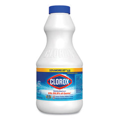 Clorox® Concentrated Regular Bleach, 24 oz Bottle, 12/Carton