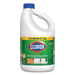 Clorox® Concentrated Outdoor Bleach, 81 oz Bottle, 6/Carton