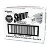 Shout® Wipe & Go Instant Stain Remover, 4.7 x 5.9, 80 Packets/Carton Towels & Wipes-Cleaner/Detergent Wet Wipe - Office Ready