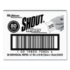 Shout® Wipe & Go Instant Stain Remover, 4.7 x 5.9, 80 Packets/Carton Towels & Wipes-Cleaner/Detergent Wet Wipe - Office Ready