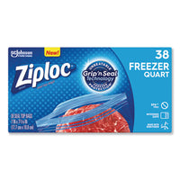 Ziploc® Zipper Freezer Bags, 1 qt, 2.7 mil, 6.97