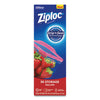 Ziploc® Double Zipper Storage Bags, 1 gal, 1.75 mil, 10.56" x 10.75", Clear, 38/Box Bags-Zipper & Slider Food Storage Bags - Office Ready