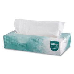 Kleenex® Naturals Facial Tissue, Flat Box, 2-Ply, White, 125 Sheets/Box