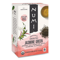 Numi® Organic Tea, 1.27 oz, Jasmine Green, 18/Box
