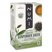 Numi® Organic Tea, 1.27 oz, Gunpowder Green, 18/Box Beverages-Tea Bag - Office Ready