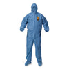 KleenGuard™ A65 Zipper Front Flame Resistant Coveralls, Elastic Wrist and Ankles, 2X-Large,Blue,  25/Carton Apparel-Coverall - Office Ready