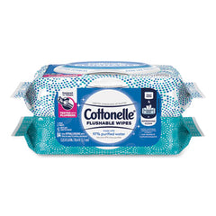 Cottonelle® Fresh Care Flushable Cleansing Cloths, White, 3.73 x 5.5, 84/Pack