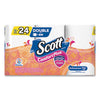 Scott® ComfortPlus Toilet Paper, Double Roll, Bath Tissue, Double Roll, Bath Tissue, Septic Safe, 1-Ply, White, 231 Sheets/Roll, 12 Rolls/Pack Tissues-Bath Double/Big Roll - Office Ready