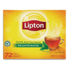 Lipton® Tea Bags, Decaffeinated, 72/Box Decaffeinated Tea Bags - Office Ready