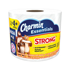 Charmin® Essentials Strong™ Bathroom Tissue, Septic Safe, 1-Ply, White, 4 x 3.92, 451/Roll, 36 Individually Wrapped Rolls/Carton