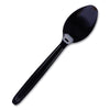 WNA Cutlery for Cutlerease Dispensing System, Spoon 6", Black, 960/Box Disposable Teaspoons - Office Ready
