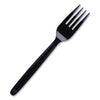 WNA Cutlery for Cutlerease Dispensing System, Fork, 6", Black, 960/Box Utensils-Disposable Fork - Office Ready