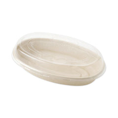 World Centric® PLA Lids for Fiber Bowls, 9.7" Diameter, Clear, Plastic, 300/Carton