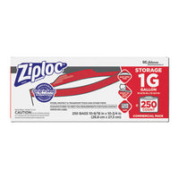 Ziploc® Double Zipper Storage Bags, 1 gal, 1.75 mil, 10.56