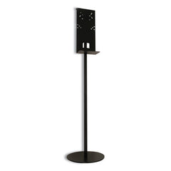 Vulcan Hand Sanitizer Stand, 12" dia x 48" h, Black