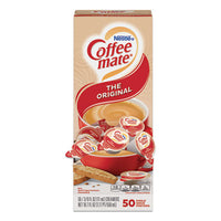 Coffee mate® Liquid Coffee Creamer, Original, 0.38 oz Mini Cups, 50/Box Coffee Condiments-Creamer - Office Ready