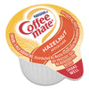 Coffee mate® Liquid Coffee Creamer, Hazelnut, 0.38 oz Mini Cups, 50/Box, 4 Boxes/Carton, 200 Total/Carton Coffee Condiments-Creamer - Office Ready