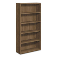 HON® 10500 Series™ Laminate Bookcase, Five-Shelf, 36w x 13.13d x 71h, Pinnacle Shelf Bookcases - Office Ready