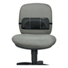 Fellowes® Lumbar Back Support, 12 x 3.13 x 5.19, Black Back Supports-Seat Cushions & Backrests - Office Ready