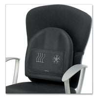 Fellowes® Heat and Soothe Back Support, 14.5 x 3 x 13.63, Black Back Supports-Seat Cushions & Backrests - Office Ready