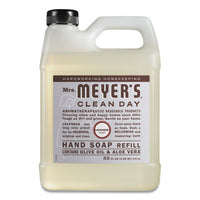 Mrs. Meyer's® Clean Day Liquid Hand Soap, Lavender, 33 oz, 6/Carton Personal Soaps-Liquid Refill, Moisturizing - Office Ready