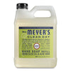 Mrs. Meyer's® Clean Day Liquid Hand Soap, Lemon, 33 oz, 6/Carton Personal Soaps-Liquid Refill, Moisturizing - Office Ready