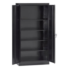 Tennsco 72" High Standard Cabinet, 30w x 15d x 72h, Black