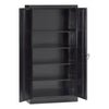 Tennsco 72" High Standard Cabinet, 30w x 15d x 72h, Black Office & All-Purpose Storage Cabinets - Office Ready