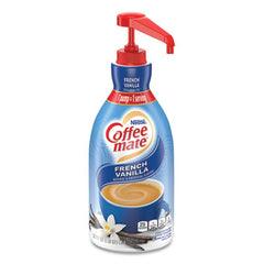 Coffee mate® Liquid Creamer Pump Bottle, French Vanilla, 1500mL Pump Bottle