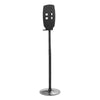 Kantek Floor Stand for Sanitizer Dispensers, Height Adjustable from 50" to 60", Black Hand Sanitizer Floor Stands - Office Ready