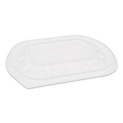 Pactiv Evergreen ClearView™ MealMaster® Lids with Fog Gard™ Coating, Medium Flat Lid, 8.13 x 6.5 x 0.38, Clear, 252/Carton