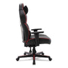 Alera® Racing Style Ergonomic Gaming Chair, Supports 275 lb, 15.91" to 19.8" Seat Height, Black/Red Trim Seat/Back, Black/Red Base Chairs/Stools-Office Chairs - Office Ready