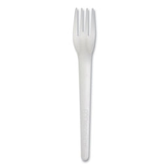 Eco-Products® Plantware® Compostable Cutlery, Fork, 6", White, 1,000/Carton