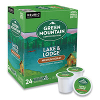 Green Mountain Coffee® Lake & Lodge® Coffee K-Cups®, Medium Roast, 96/Carton Beverages-Coffee, K-Cup - Office Ready