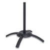 Alba™ CLEO Coat Stand, Stand Alone Rack, Ten Knobs, Steel/Plastic, 19.75w x 19.75d x 68.9h, Black Garment Trees & Stands - Office Ready