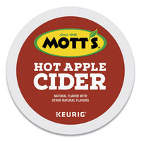 Mott's® Hot Apple Cider K-Cup® Pods, 1 oz K-Cup Pod, 24/Box Beverages-Cider, K-Cup - Office Ready