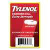 Tylenol® Extra Strength Caplets, 500mg, Extra Strength Caplets, Refill, 2 /Packet, 30 Packets/Box Pain Relief - Office Ready