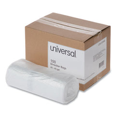 Universal® Shredder Bags, 40-45 gal Capacity, 100/Box