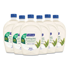 Softsoap® Moisturizing Hand Soap Refill with Aloe, Fresh, 50 oz, 6/Carton