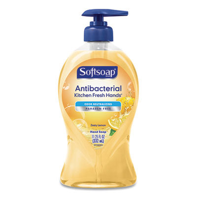 Softsoap® Antibacterial Hand Soap, Citrus, 11.25 oz Pump Bottle Personal Soaps-Liquid, Antibacterial - Office Ready