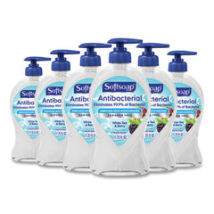 Softsoap® Antibacterial Hand Soap, White Tea and Berry Fusion, 11.25 oz Pump Bottle, 6/Carton