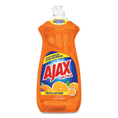 Ajax® Dish Detergent, Liquid, Orange Scent, 28 oz Bottle, 9/Carton