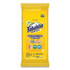 Fabuloso Multi Purpose Wipes, 1-Ply, 7 x 7, Lemon, White, 24/Pack, 12 Packs/Carton Cleaner/Detergent Wet Wipes - Office Ready